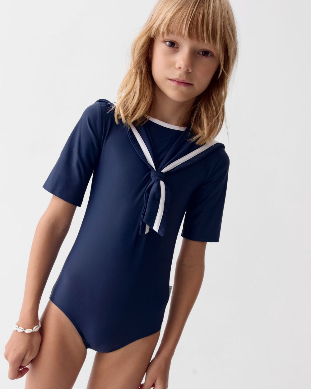 Girls UV Swimsuit Sailor Monaco