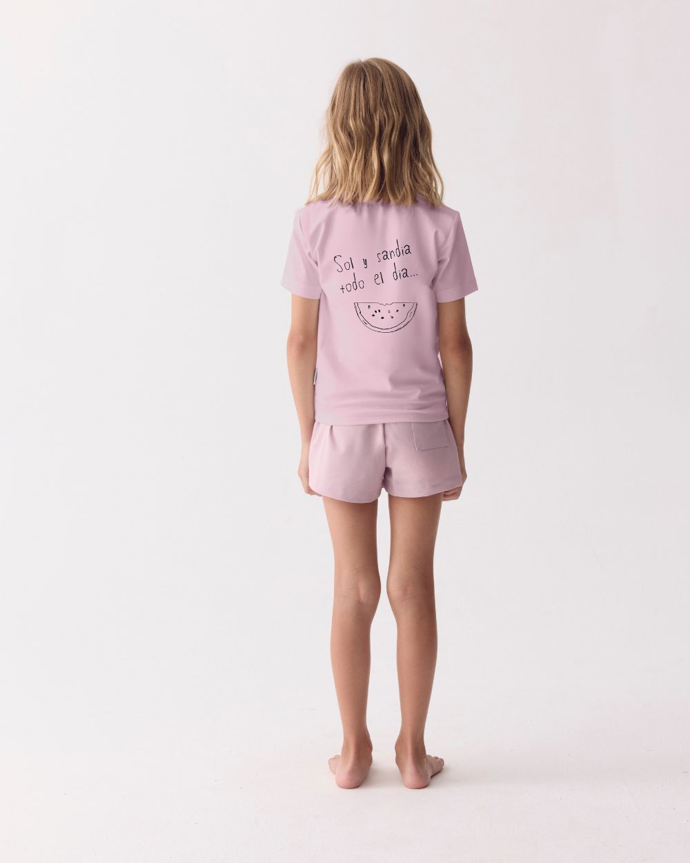 Kids UV Shorts Summer Flavours Formentera Pink