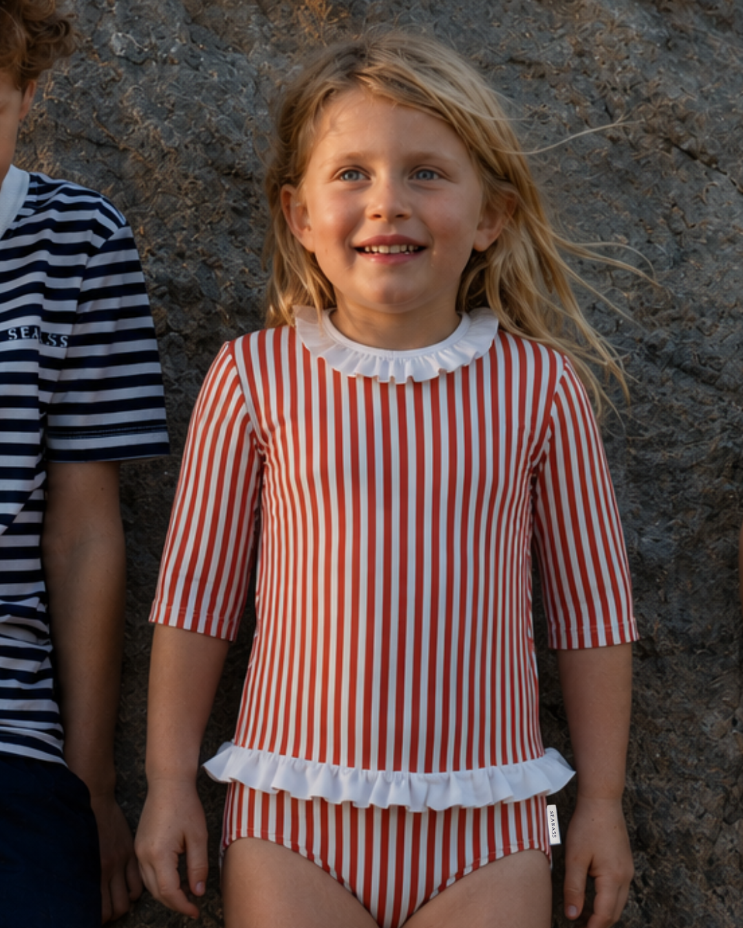 Girls UV Swim Set Ruffle Venice