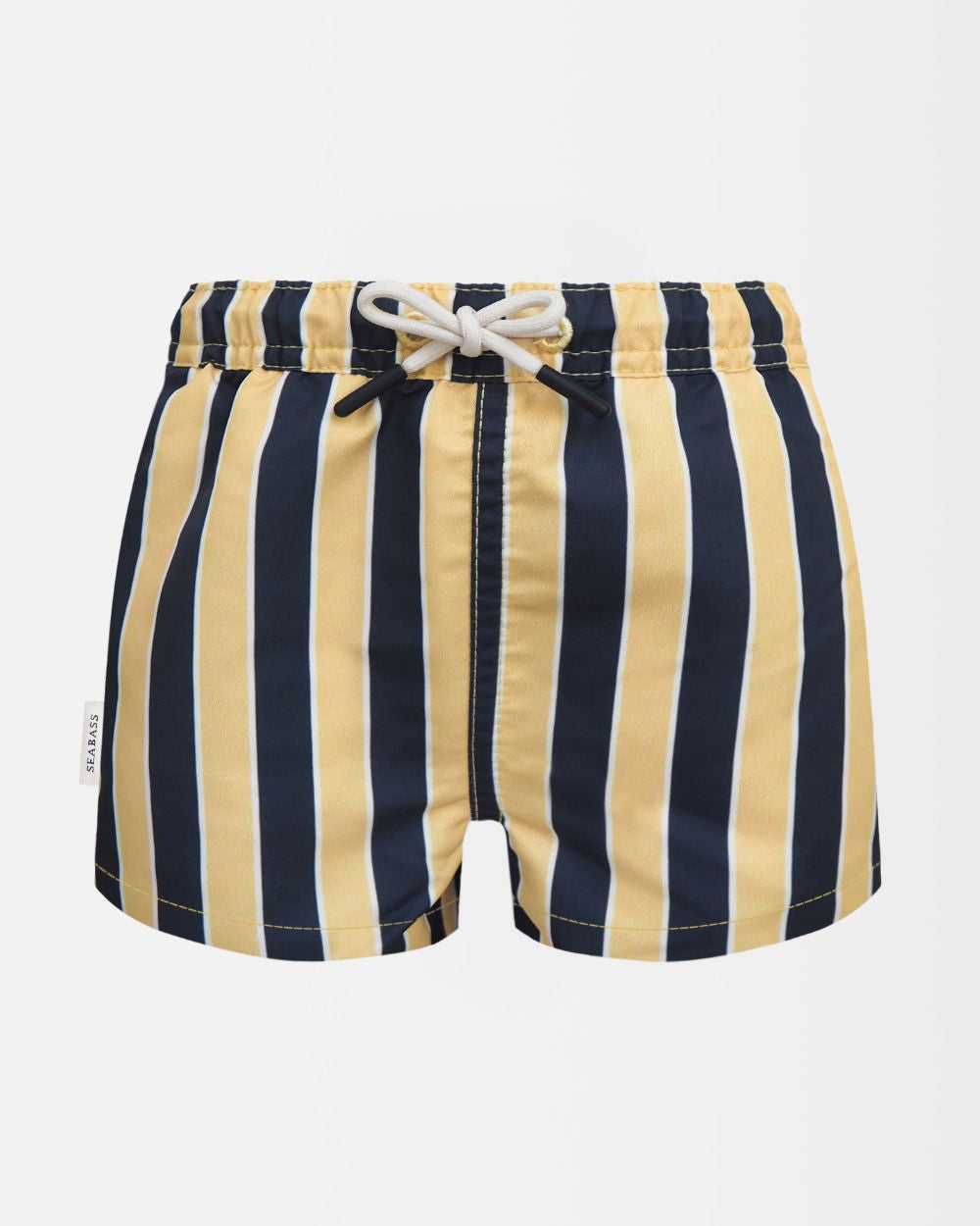 Men UV Swim Short Sorrento - navy yellow stripes