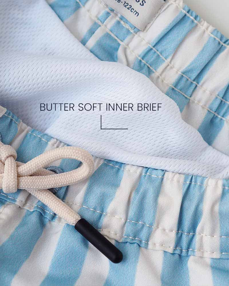 Boy UV Swim Short Forte dei Marmi - blue stripes