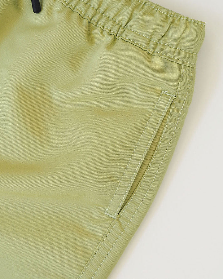 Men UV Swim Short Pistachio Green - solid