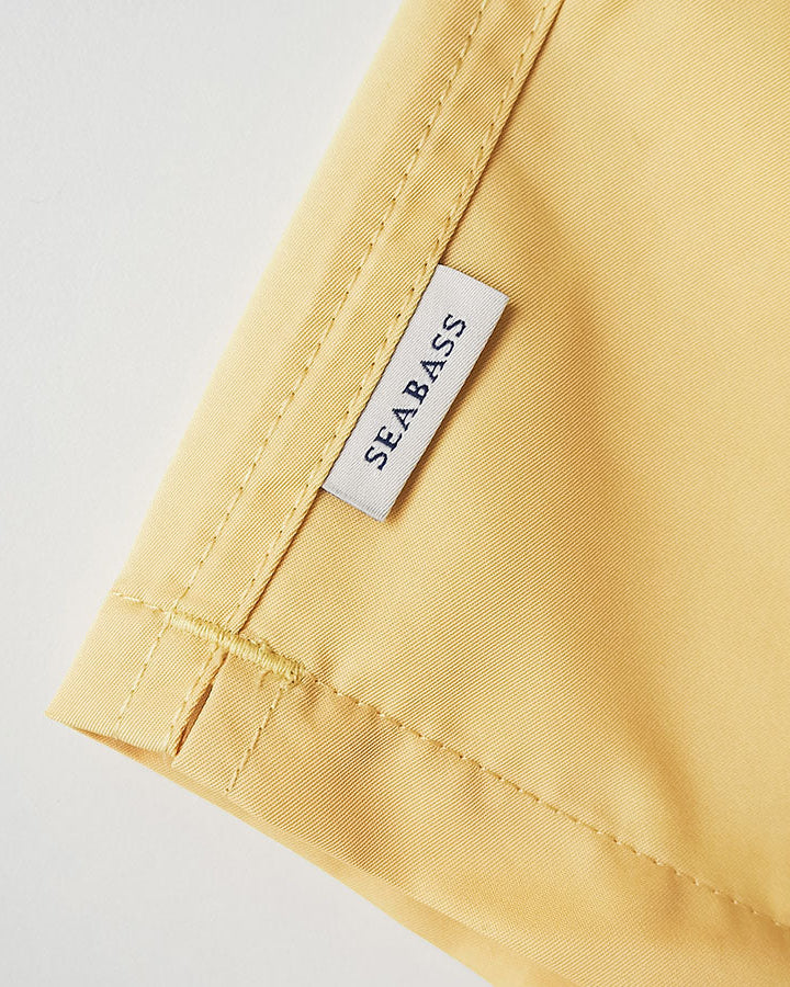 Men UV Swim Short Lemon Yellow - solid
