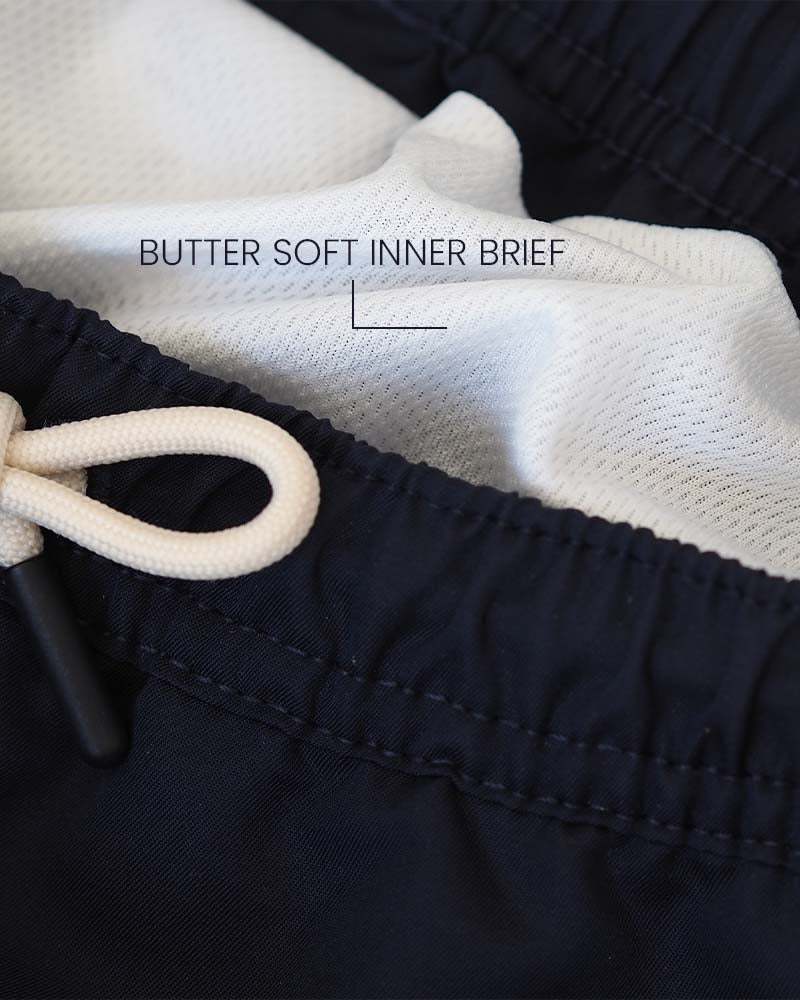 Boys UV Swim Short Navy Blue - solid
