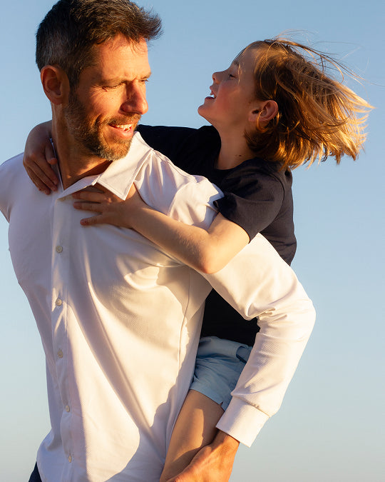 Men UV Marina Classic Shirt White