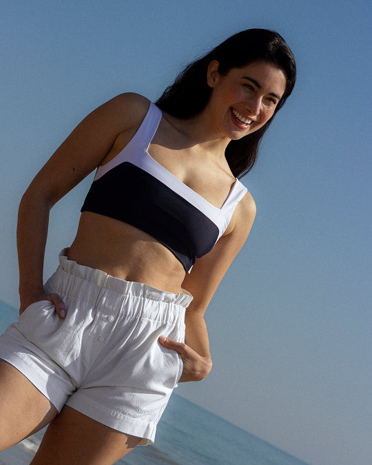 Women UV Shorts Soleil Bright White