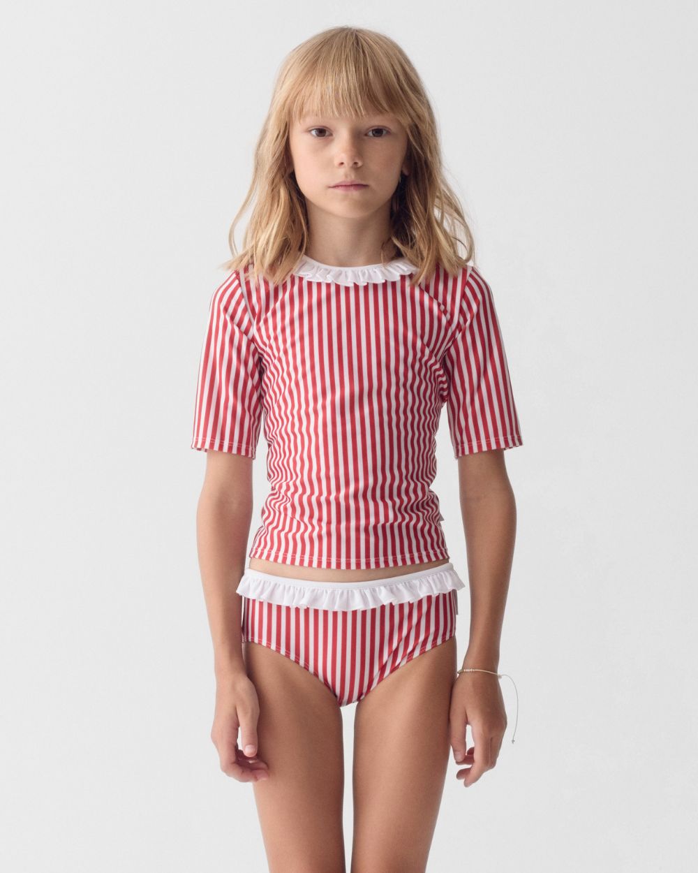 Girls UV Swim Set Ruffle Venice