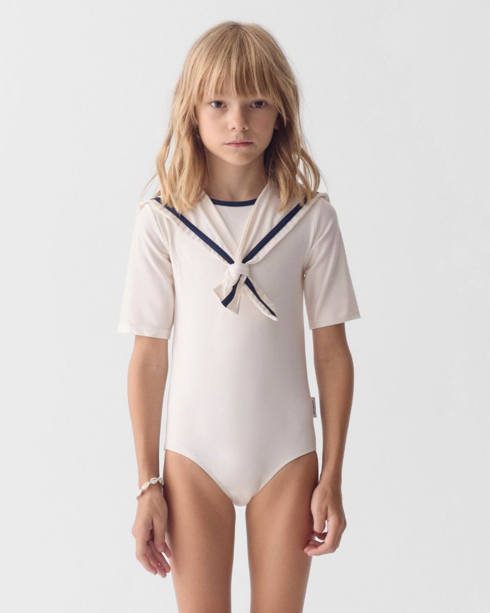 Girls UV Swimsuit Sailor Nice