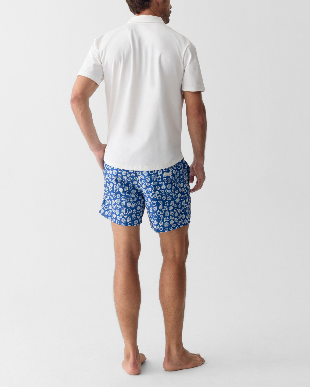 Men UV Swim Short Formentera Blue - Fruity