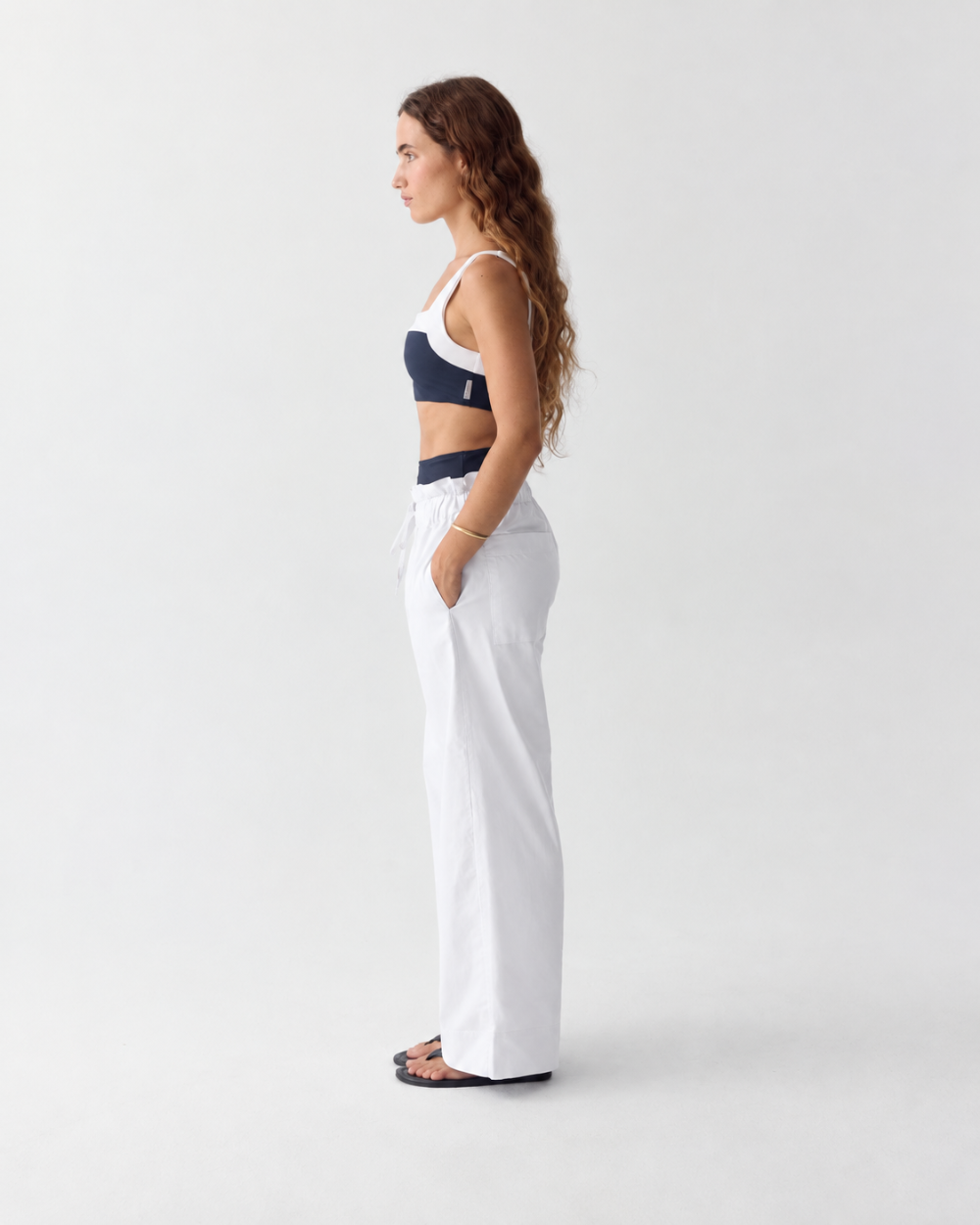 Women Resort Trousers Soleil Bright White
