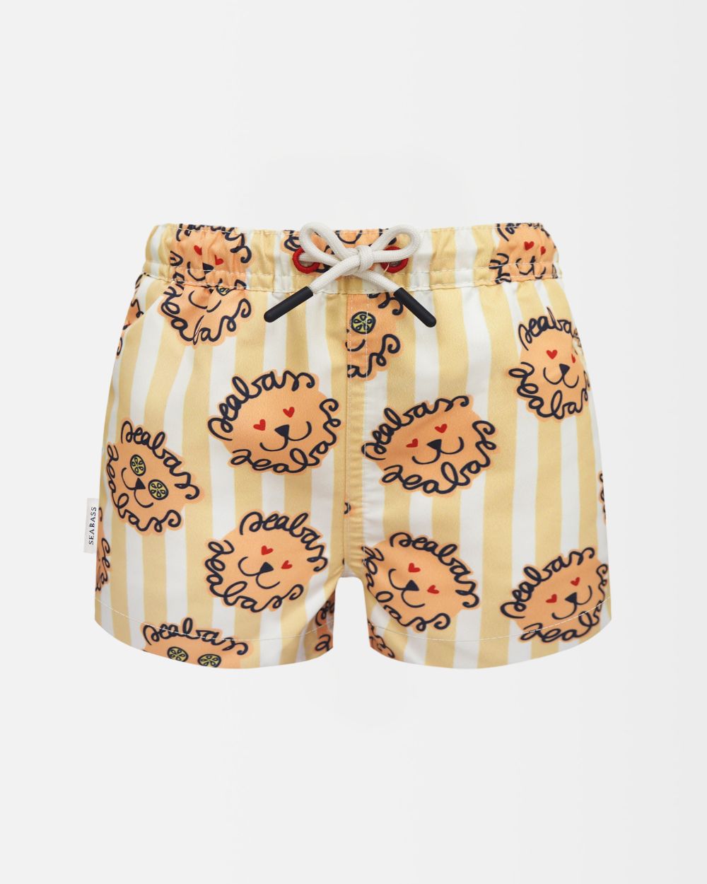 Boy UV Swim Short Leone - lion yellow stripes