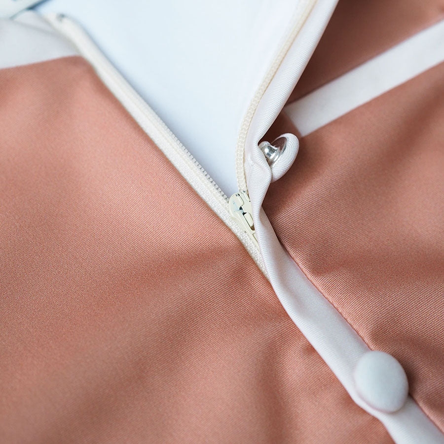 Girl UV Two-piece Swimsuit Coco Palm Springs - peach blush