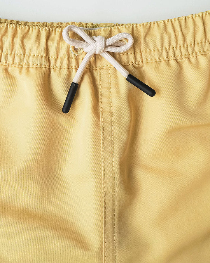 Men UV Swim Short Lemon Yellow - solid