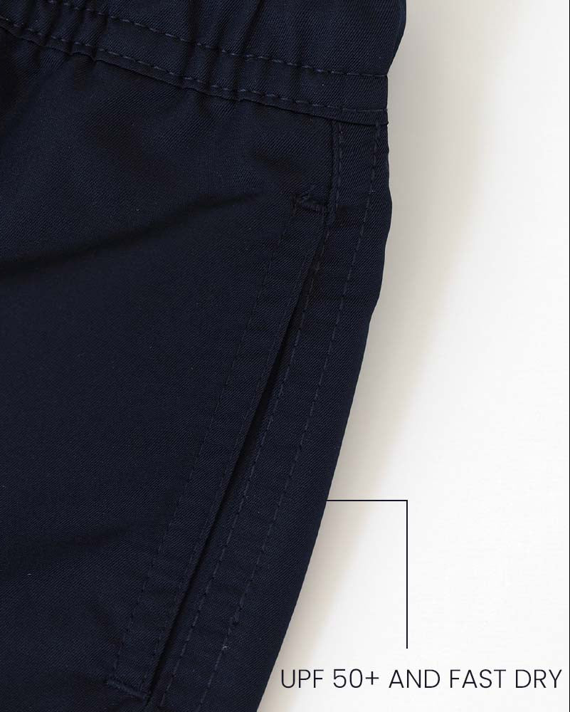 Boys UV Swim Short Navy Blue - solid