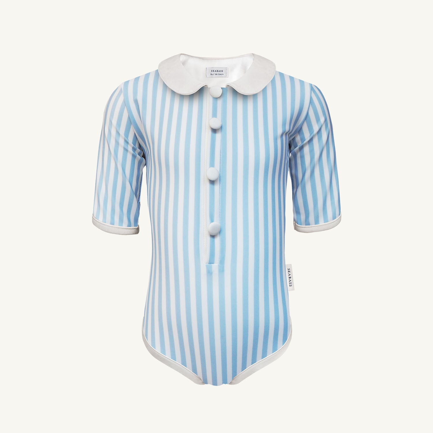 Girl UV Swimsuit Coco Forte dei Marmi - blue stripes